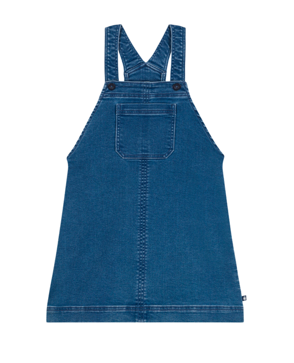 PETIT BATEAU - Denim dungaree dress - 6 years