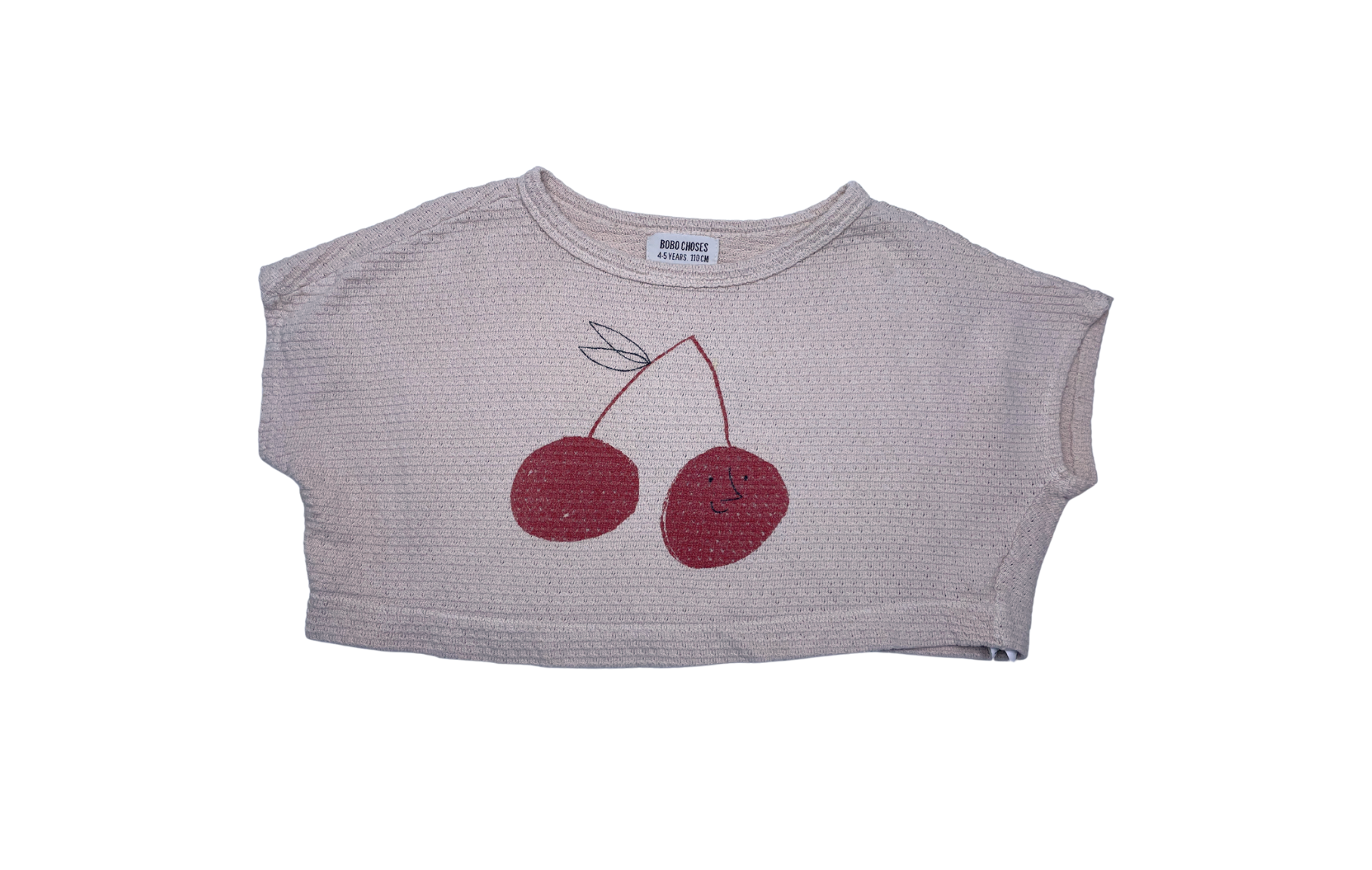 BOBO CHOSES - Crop top oversize cerise - 4/5 ans