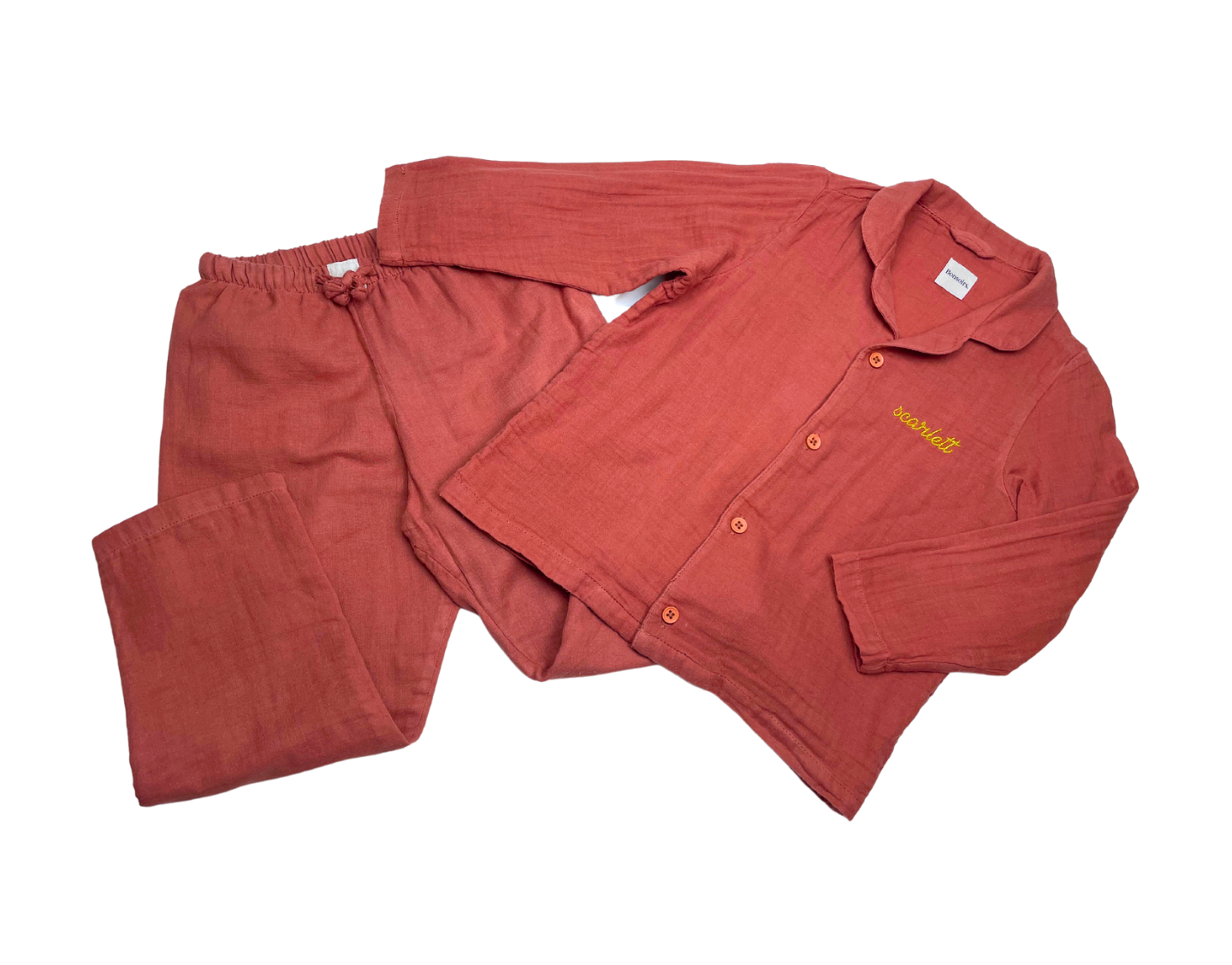 BONSOIRS - Pyjama brodé Scarlett - 4 ans