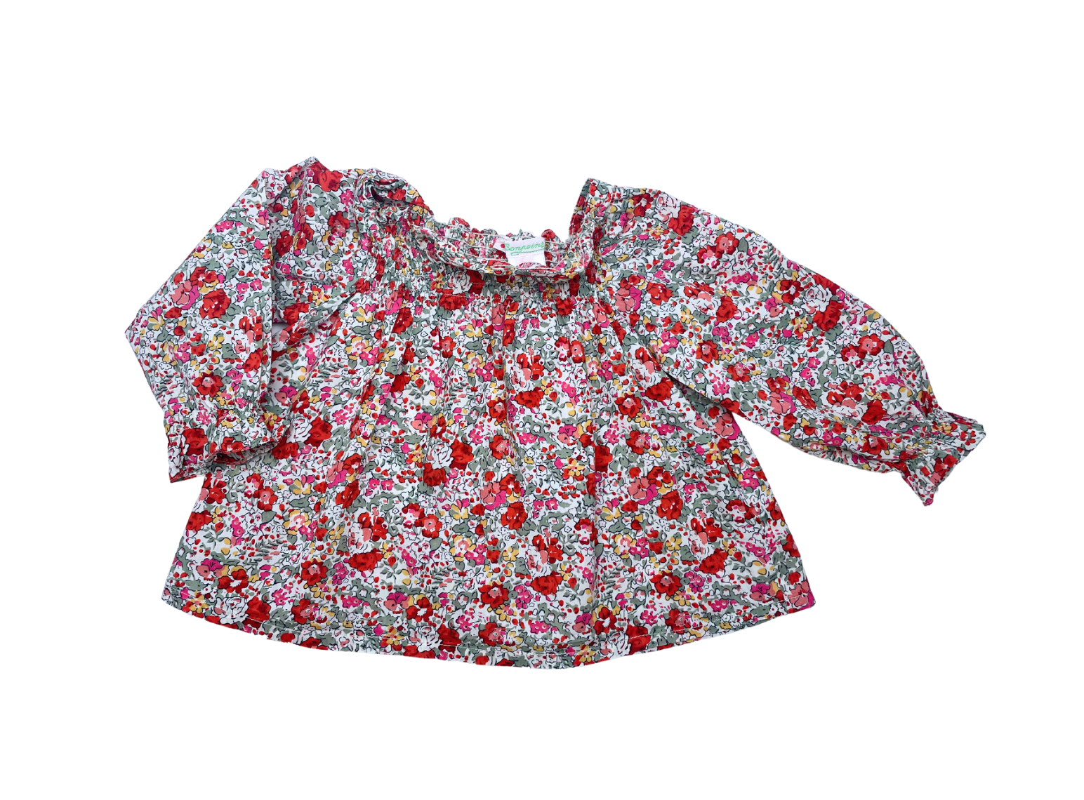 BONPOINT - Bluse mit Blumenmuster - 12 Monate