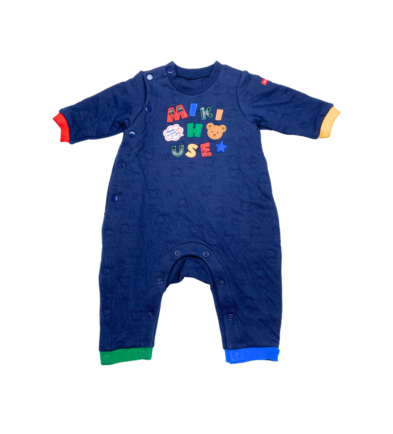 MIKI HOUSE - Combinaison bleue marine - 6 mois