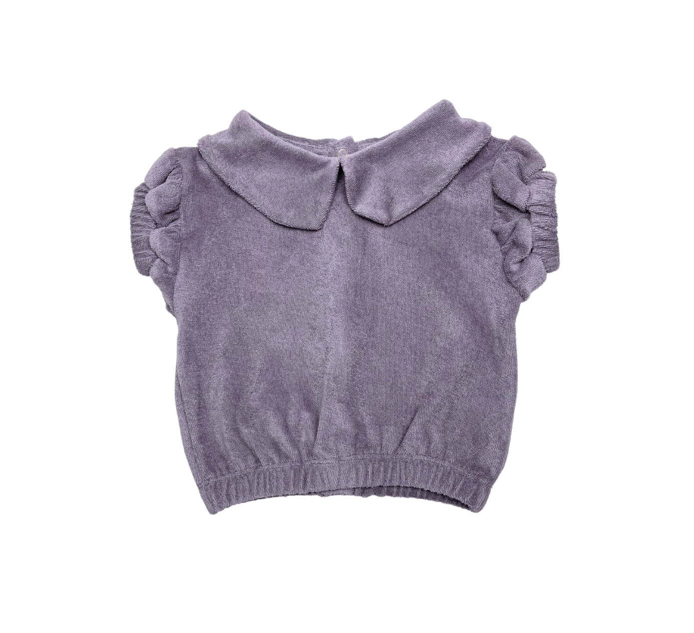 WE ARE KIDS - Purple terrycloth t-shirt - 6/12 months