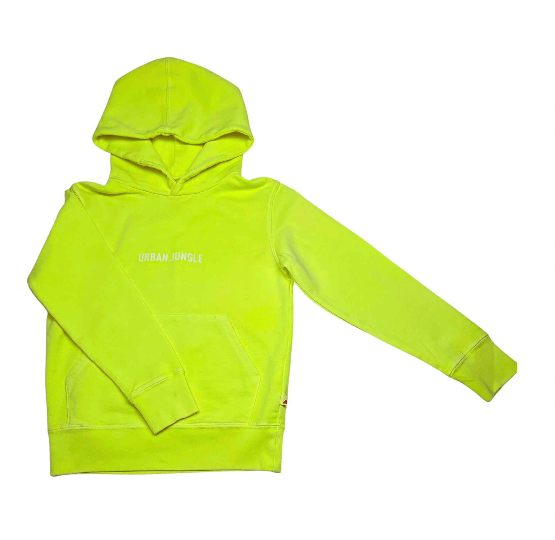 AMERICAN OUTFITTERS - Sweat néon jaune "urban jungle" - 8 ans