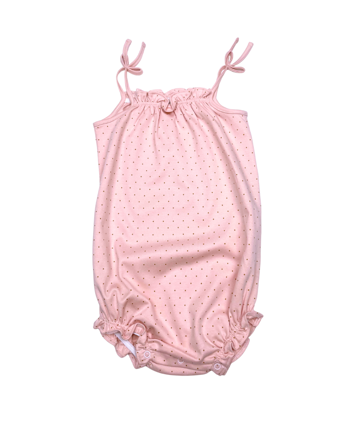 OEUF NYC - Barboteuse rose à pois - 6/12 mois