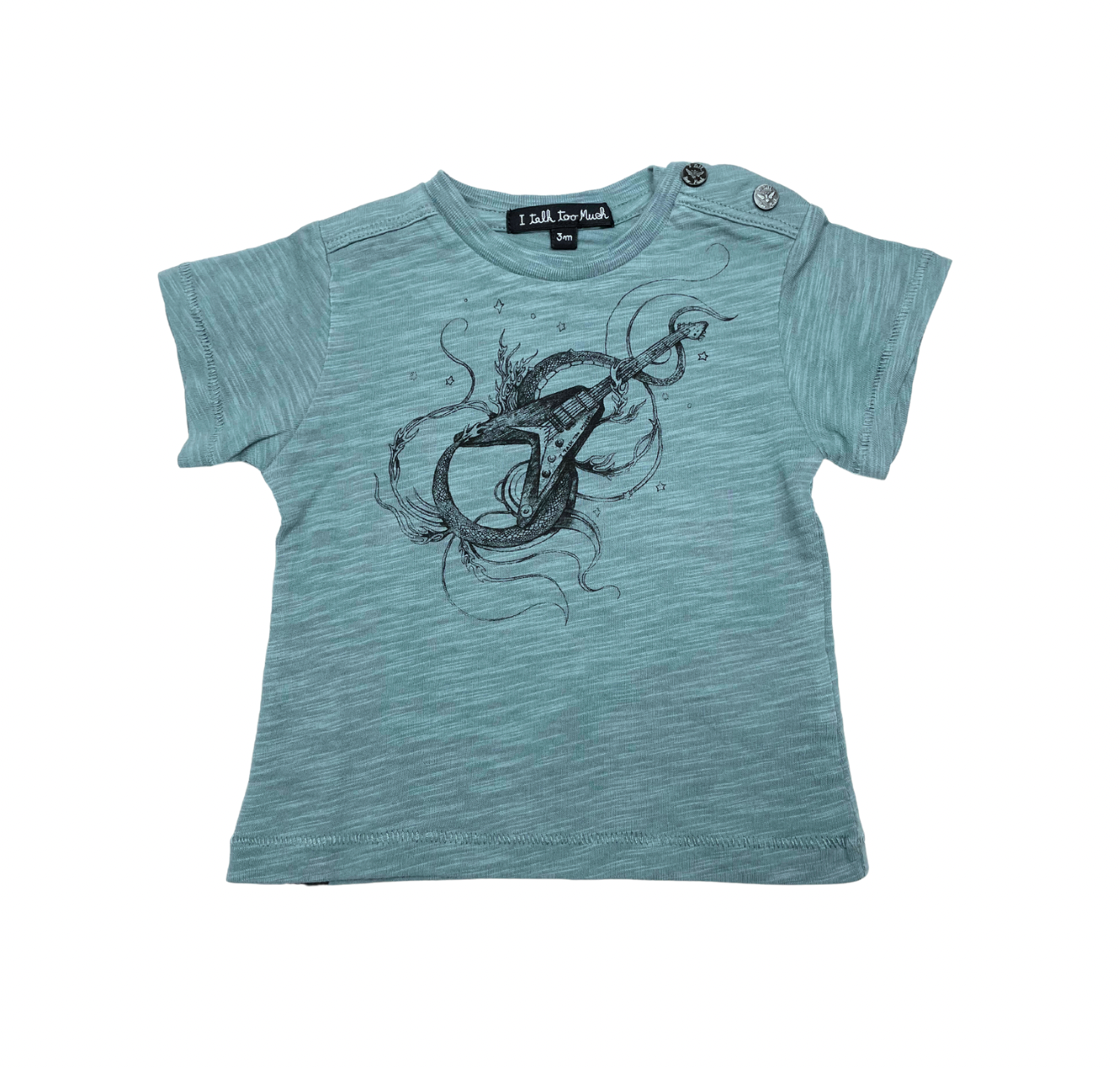 I TALK TO MUCH - Gitarren-T-Shirt - 3 Monate