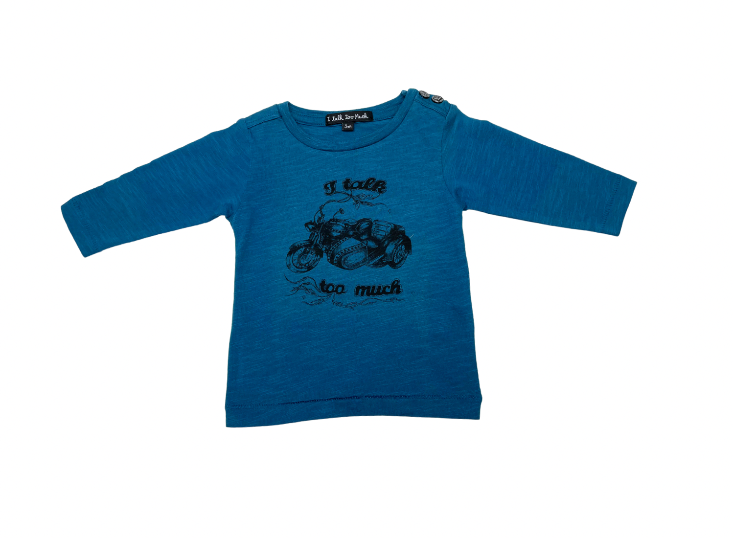 I TALK TO MUCH - Motorrad T-Shirt - 3 Monate