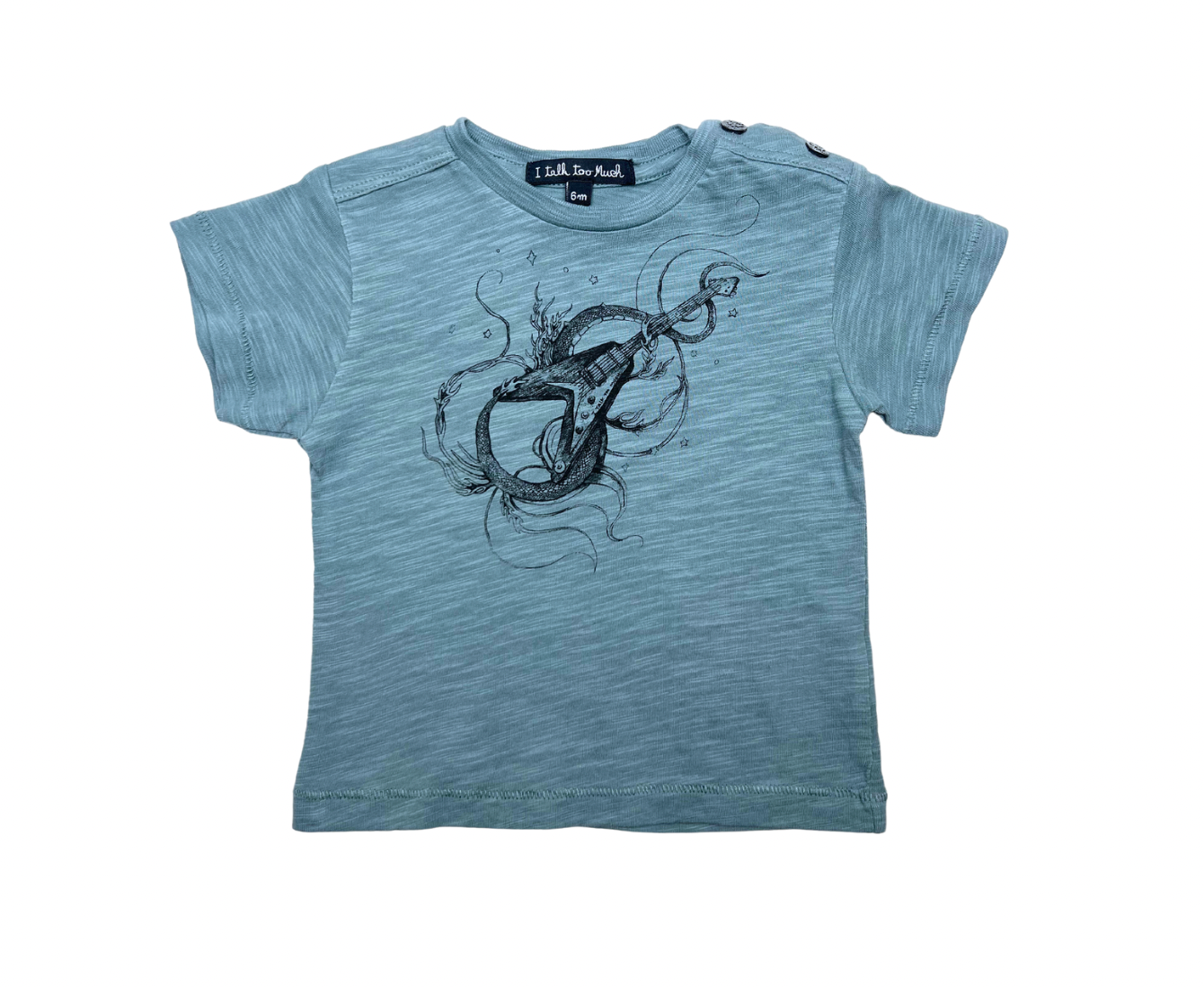 I TALK TO MUCH - Gitarren-T-Shirt - 6 Monate