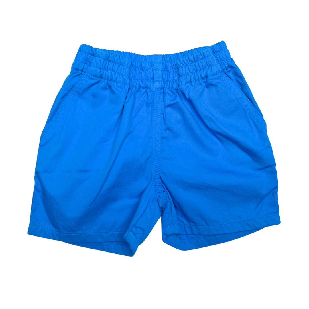 BONTON - Short en voile de coton bleu vif - 12 mois