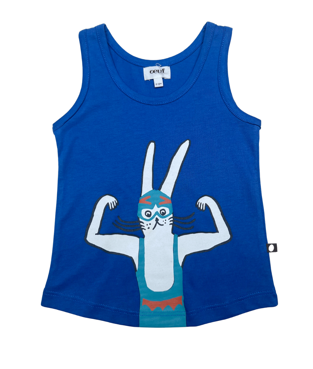 OEUF NYC - Débardeur bleu lapin - 6/12 mois
