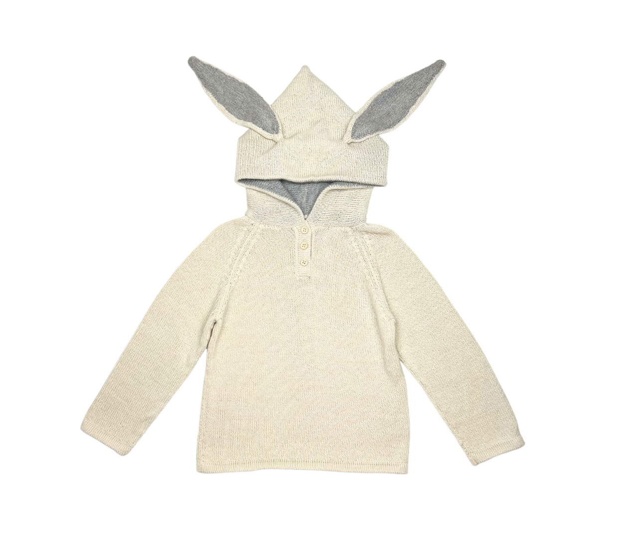 OEUF NYC - Sweat lapin à oreilles en laine - 4 ans