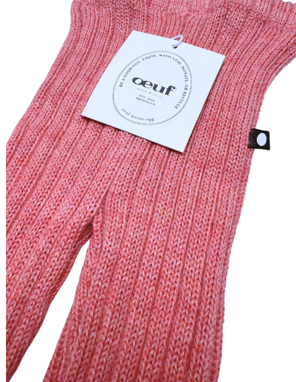 OEUF NYC - Pantalon Baby Alpaga Everyday | Rose pivoine - 3/6 mois