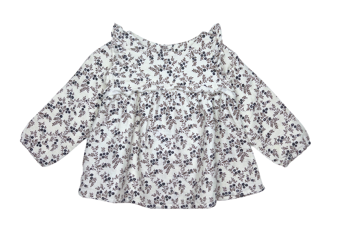 BONTON - Blouse à fleurs - 18 mois