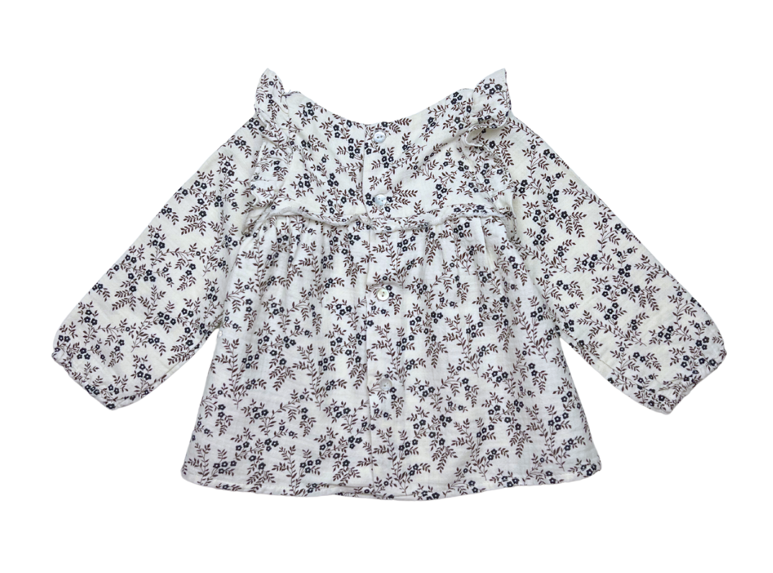 BONTON - Floral blouse - 18 months