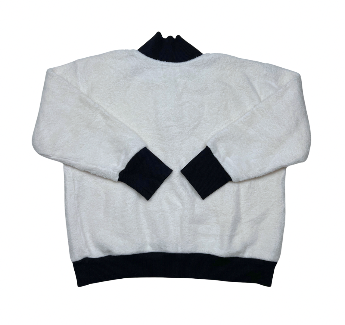 WE ARE KIDS - Ultra-soft white & black sweatshirt - 8/9 years