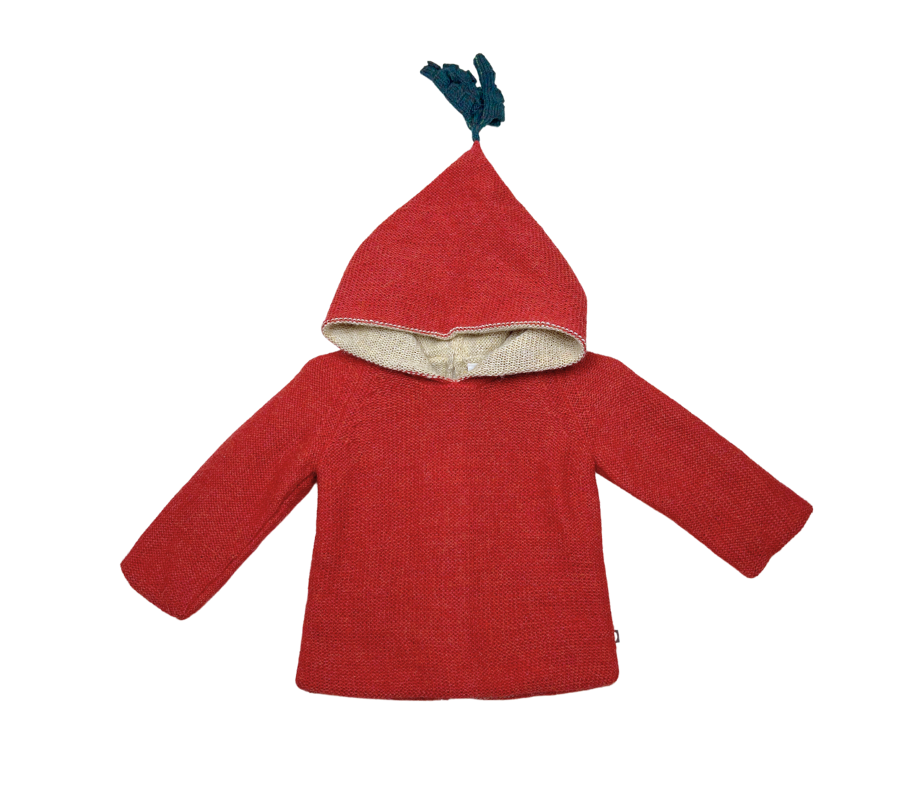 OEUF NYC - Sweat radis en laine rouge - 6 mois