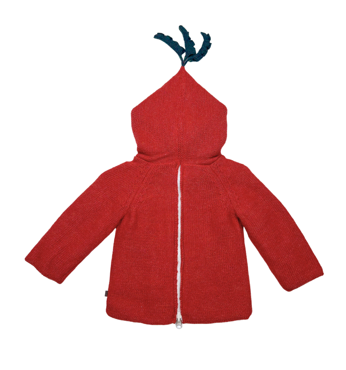 OEUF NYC - Sweat radis en laine rouge - 6 mois