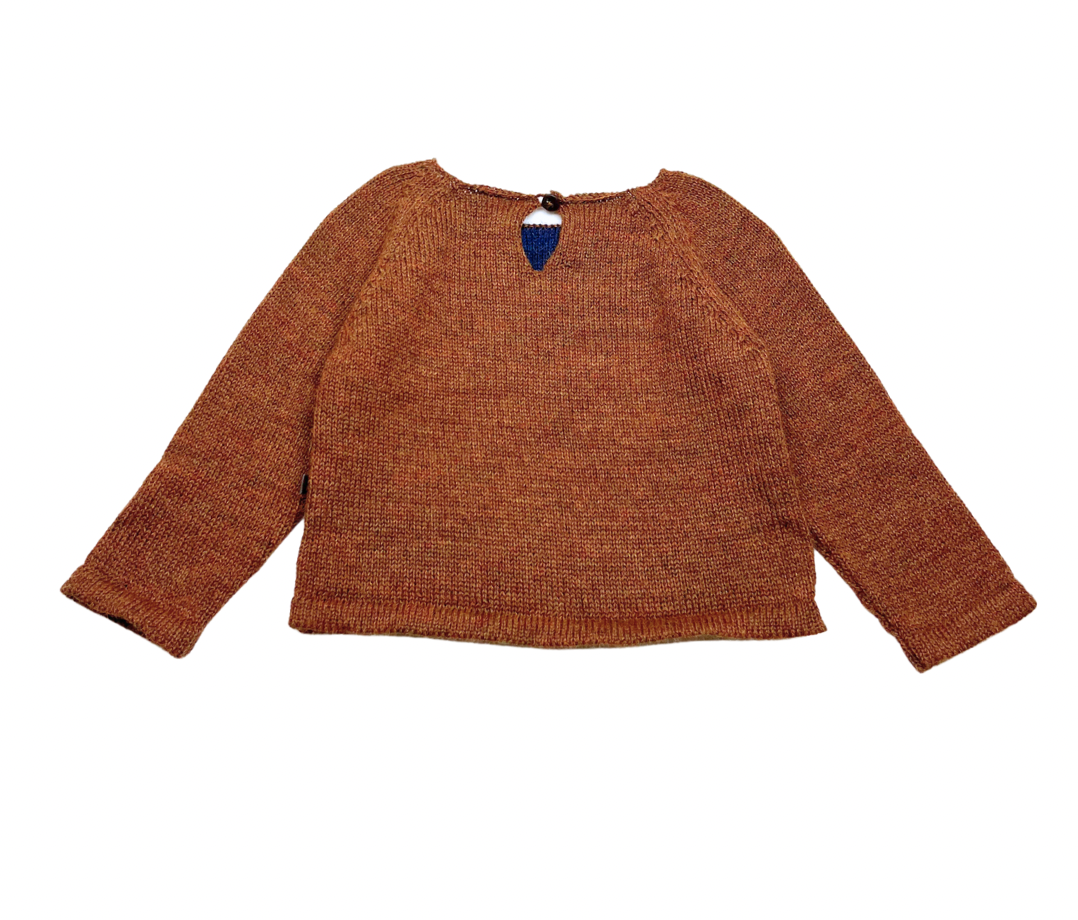 OEUF NYC - Baby Alpaca Sweater "all for one for all" - 12 months