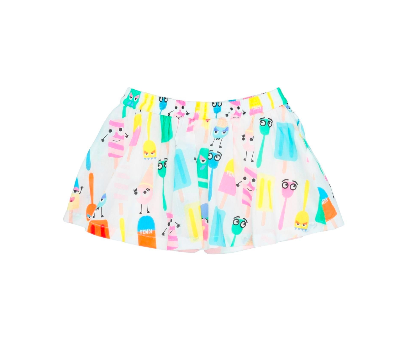 FENDI - Ensemble top & jupe imprimé glaces, sucettes et monster eyes - 3 mois