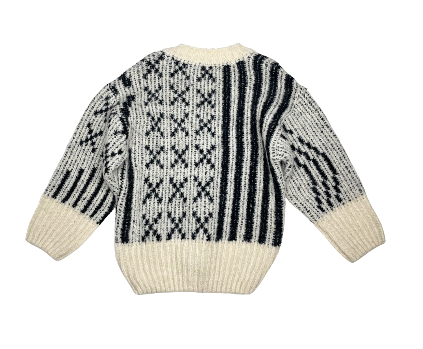 THE ANIMALS OBSERVATORY - Cardigan blanc et noir - 4 ans