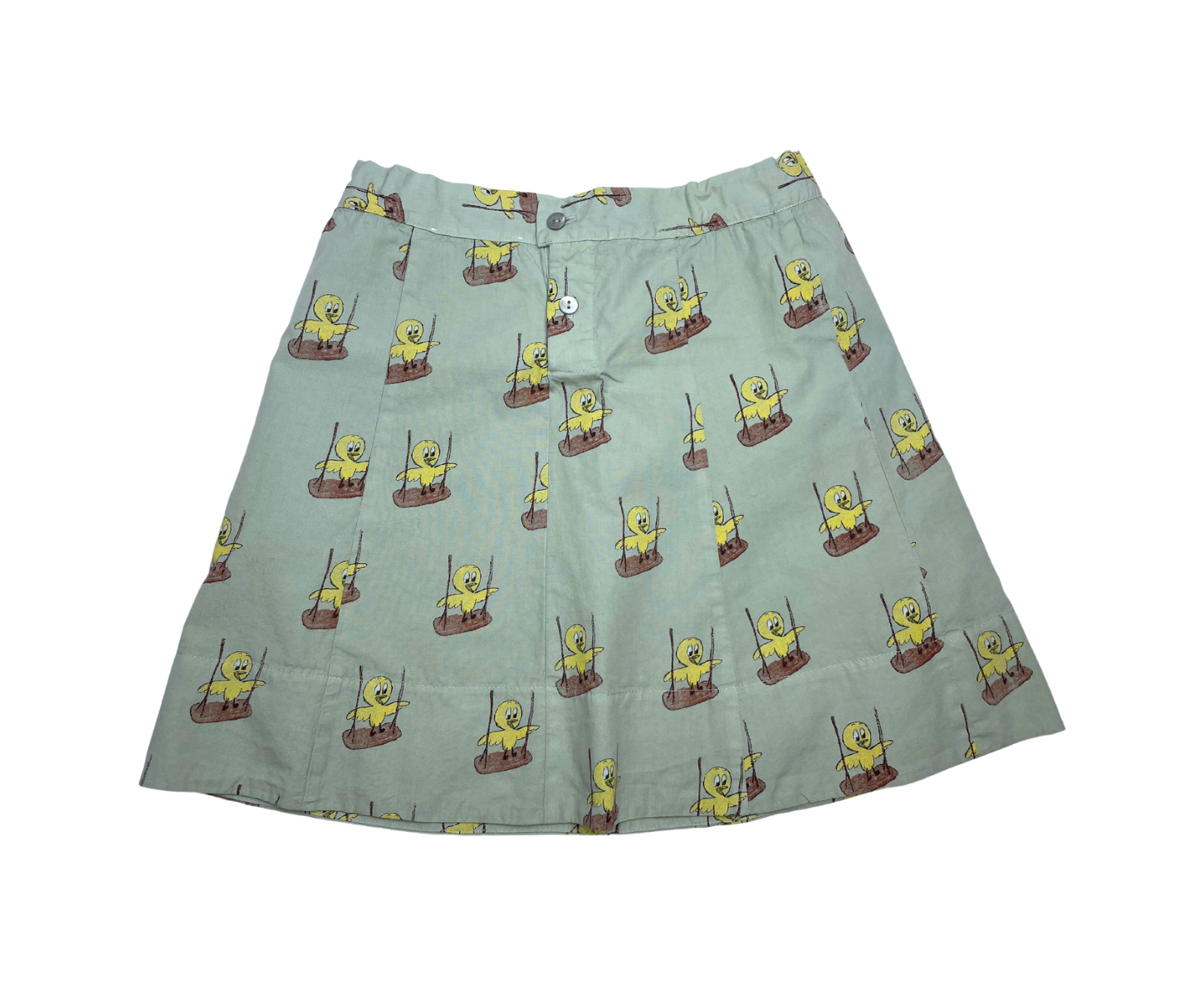 THE ANIMALS OBSERVATORY - Jupe verte motifs poussins - 4 ans