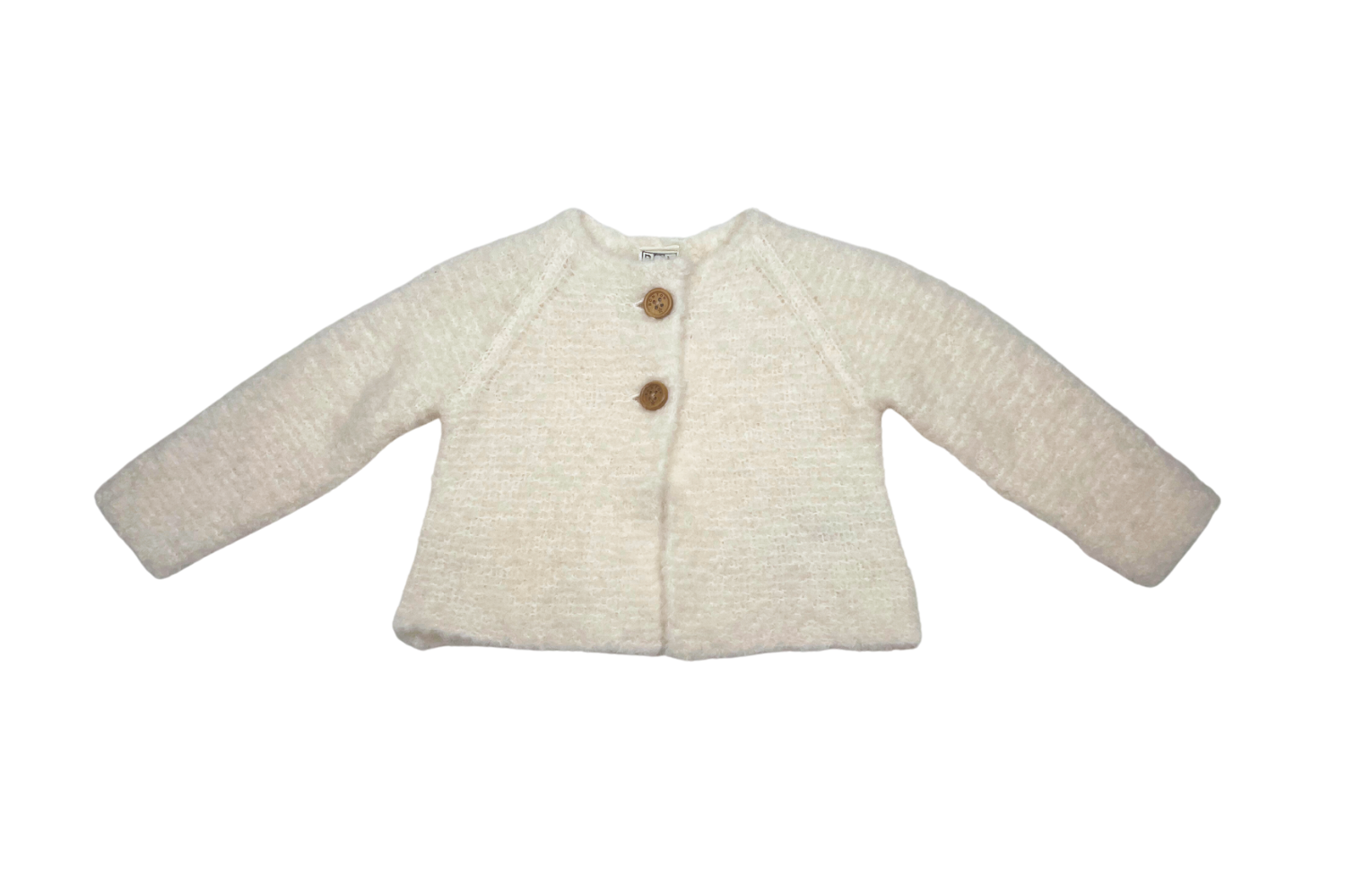 BONTON - Cardigan écru en laine - 6 mois