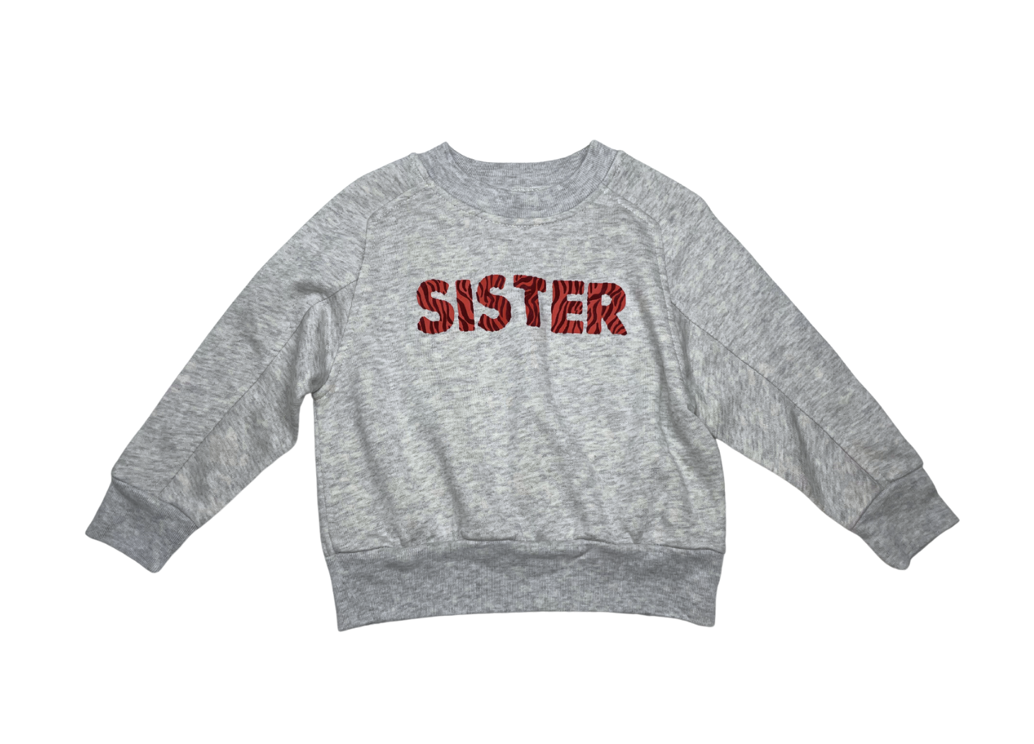 BELLEROSE - Gray "sister" sweater - 6 years
