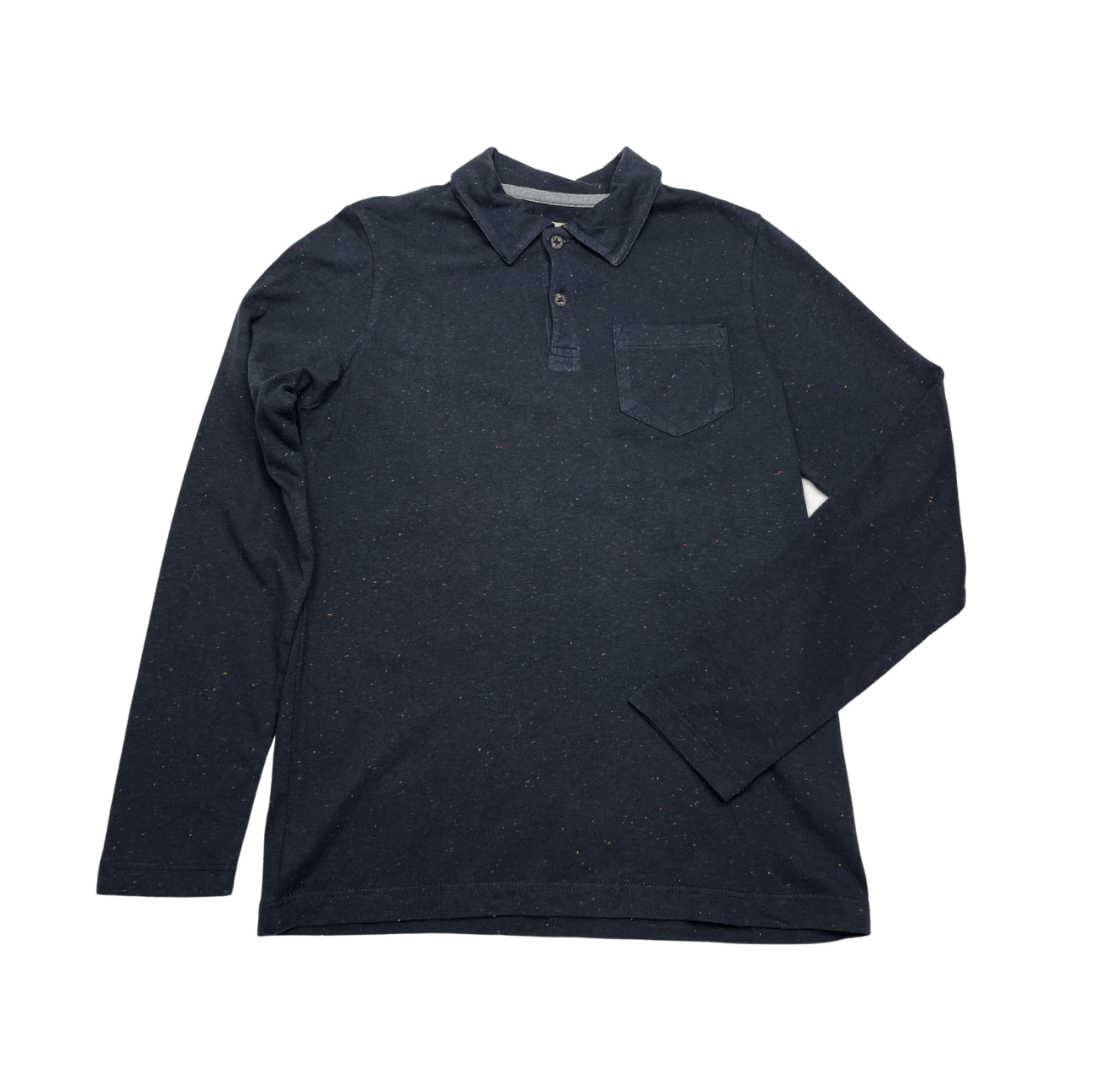 BELLEROSE - Polo noir tacheté de couleur - 10 ans