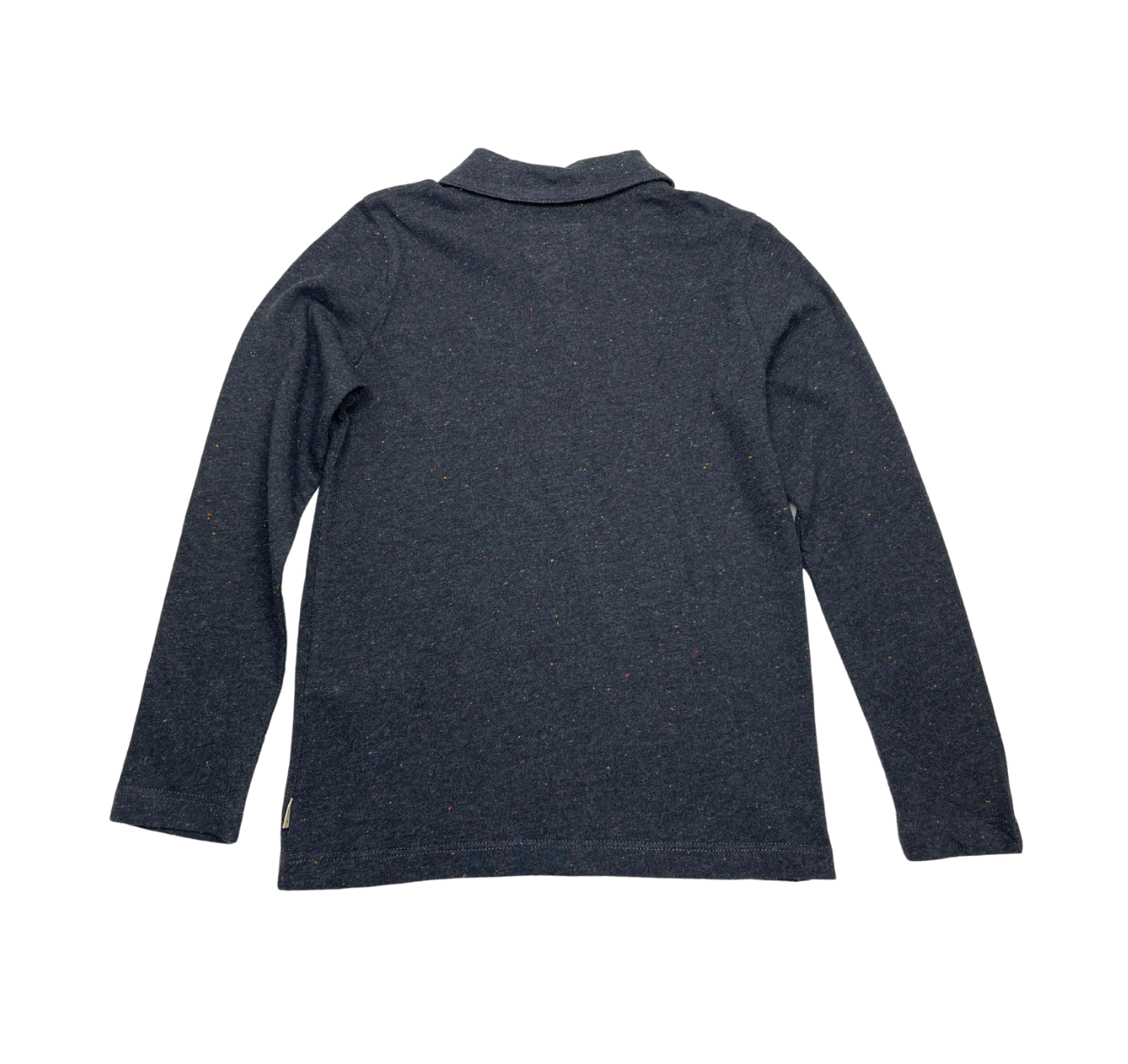 BELLEROSE - Polo gris tacheté de couleur - 6 ans