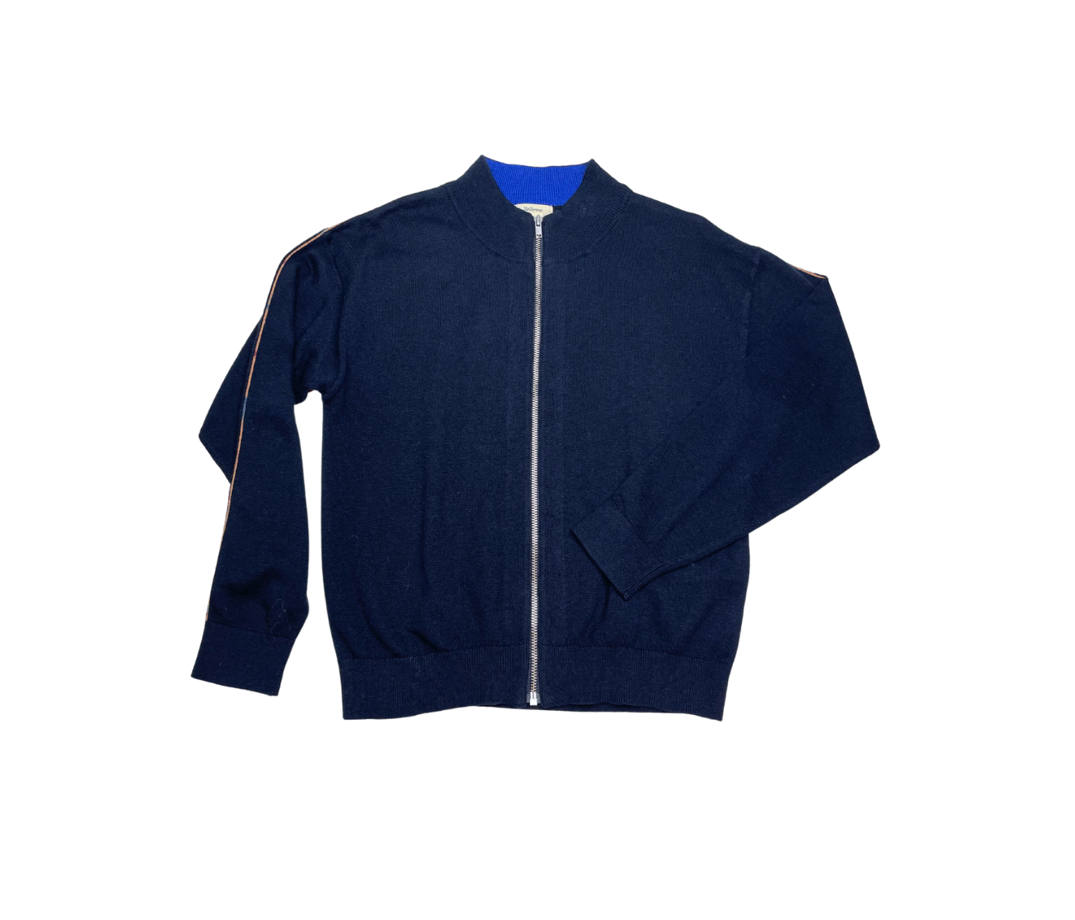 BELLEROSE - Gilet bleu marine en laine - 8 ans