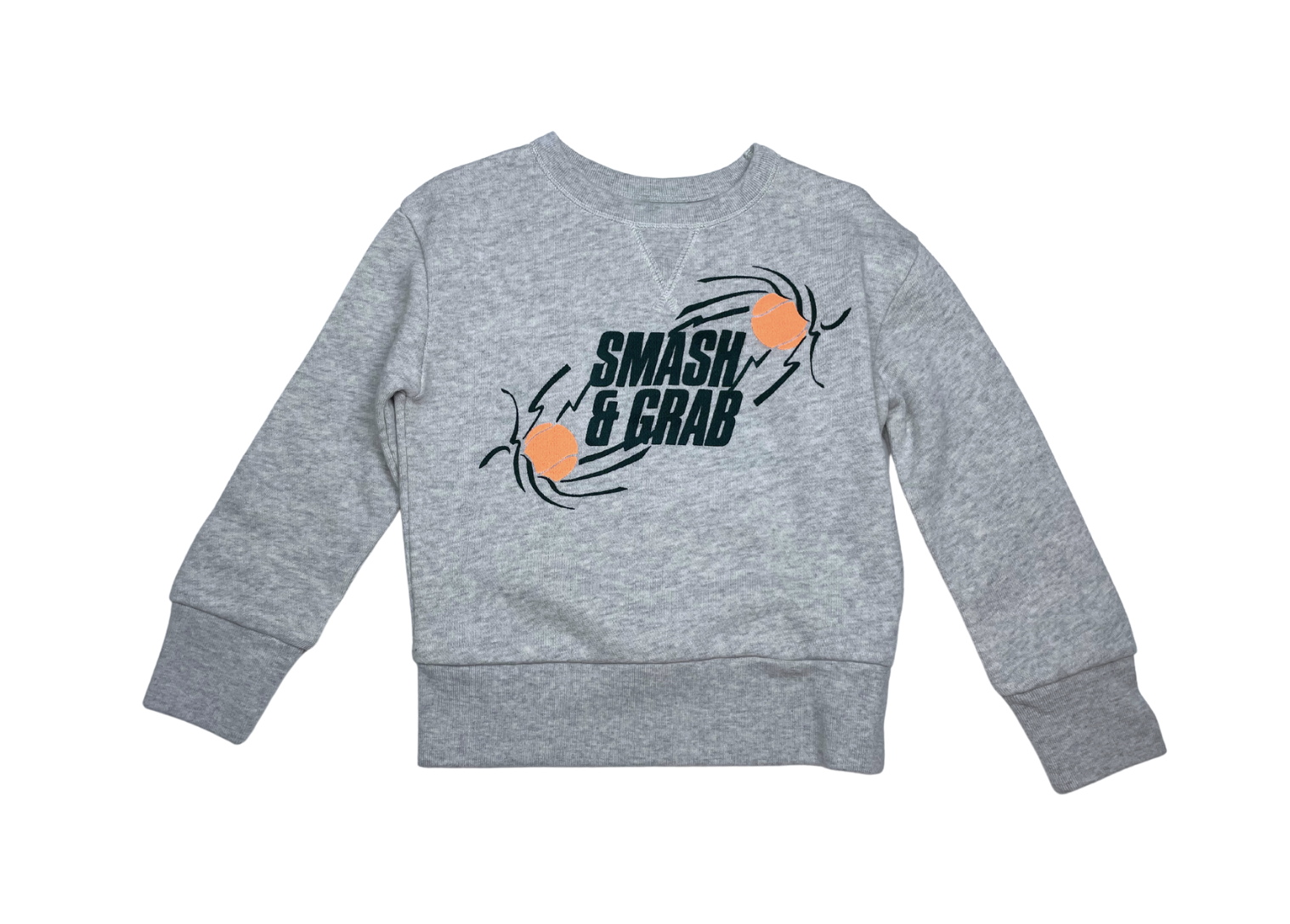 BELLEROSE - Sweat gris "smash & grab" - 4 ans