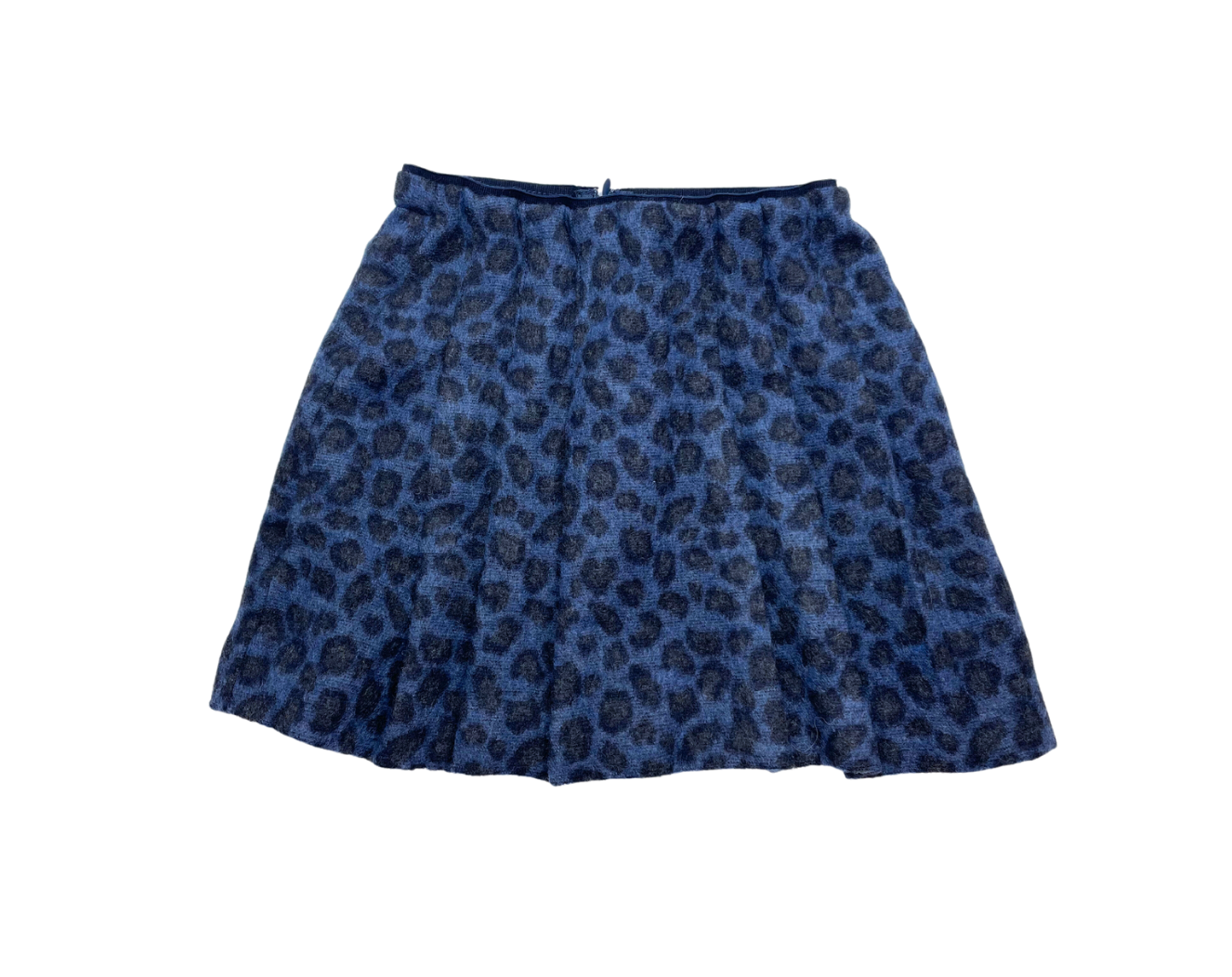 BELLEROSE - Navy blue leopard print skirt - 4 years