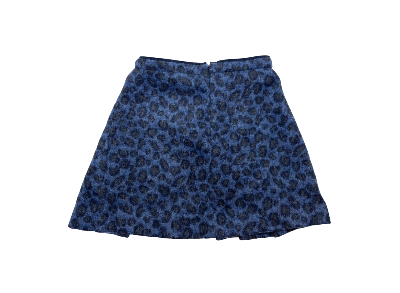 BELLEROSE - Navy blue leopard print skirt - 4 years