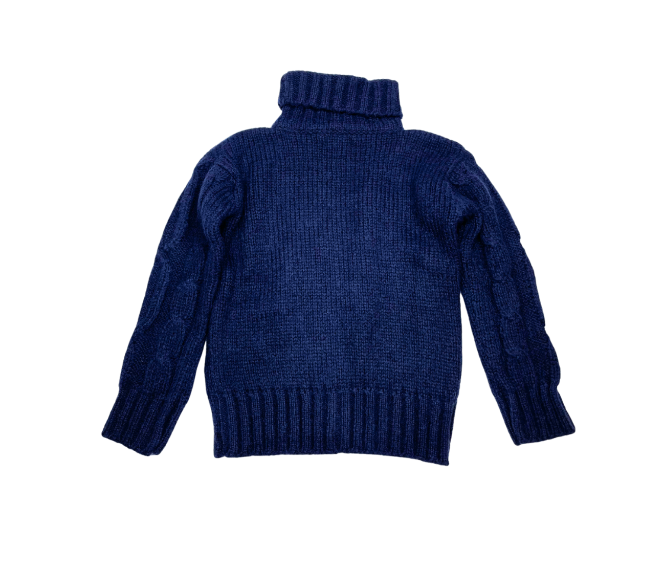 BAKKER - Pull bleu marine en laine - 6 ans