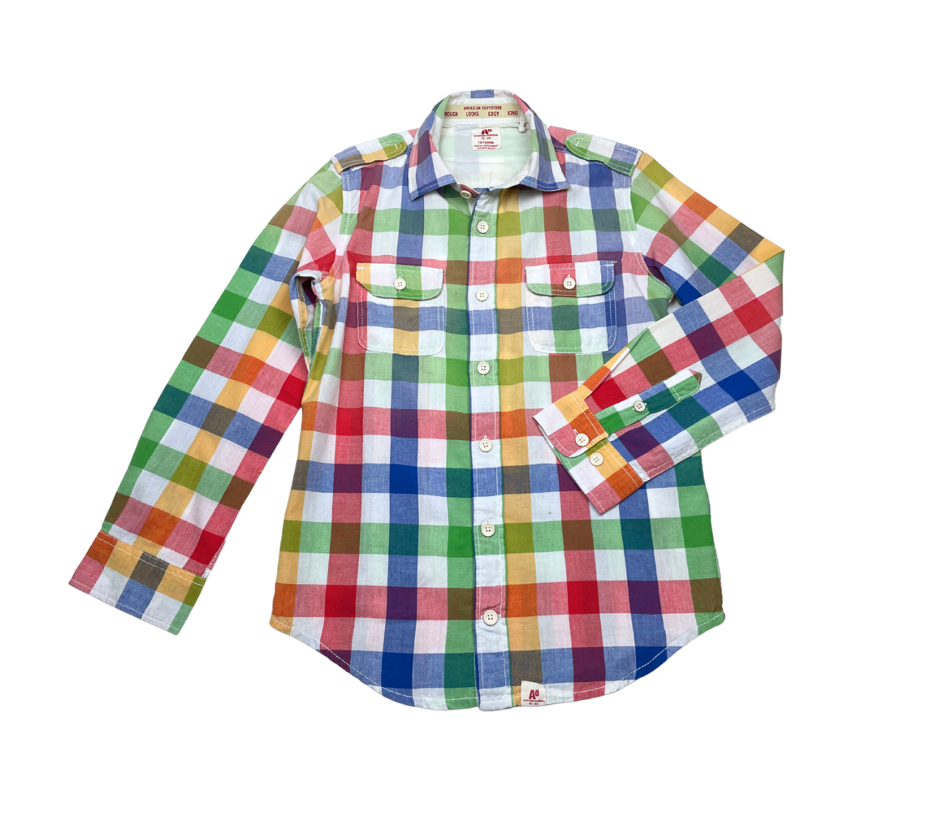 AO76 - Chemise à carreaux - 10 ans