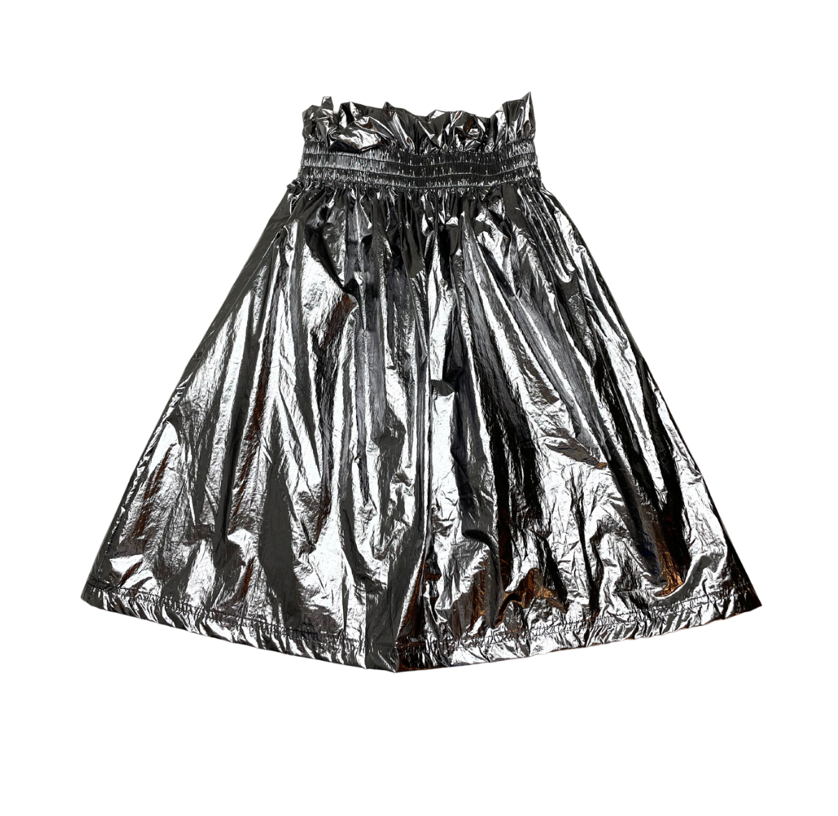 FINGER IN THE NOSE - Metallic-Silberrock - 6/7 Jahre