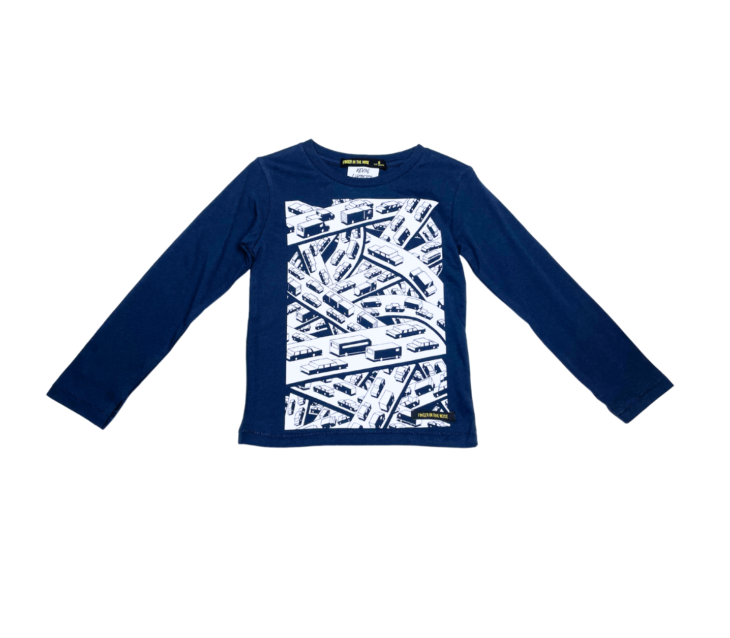 FINGER IN THE NOSE - Marineblaues T-Shirt - 2/3 Jahre