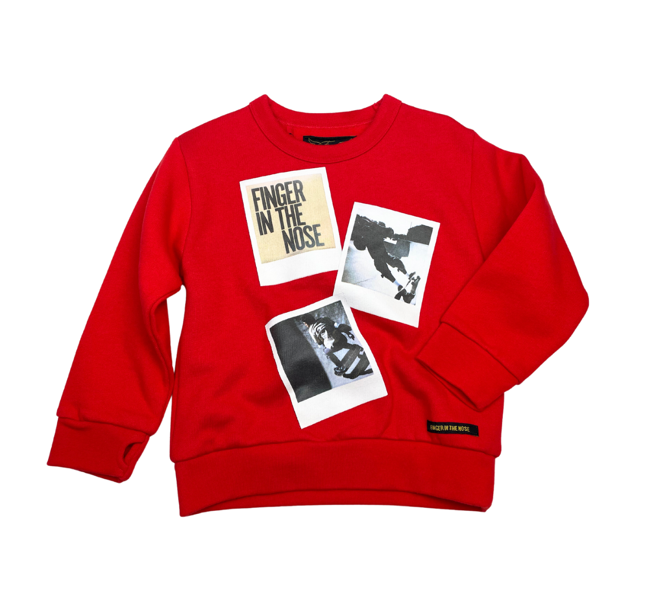 FINGER IN THE NOSE - Sweat rouge - 2/3 ans