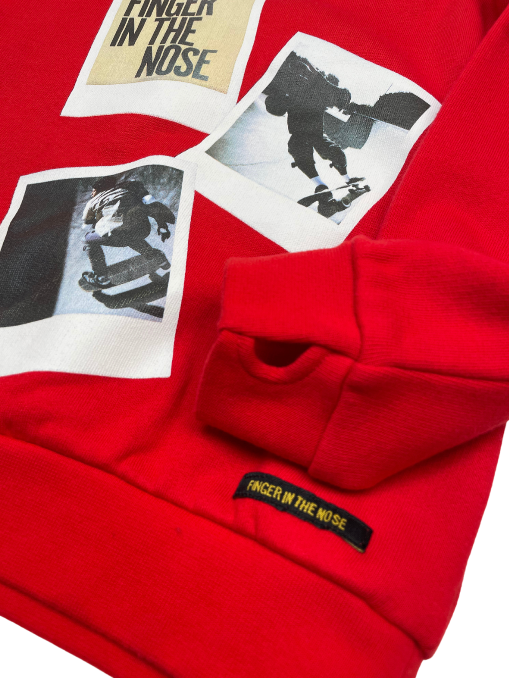 FINGER IN THE NOSE - Sweat rouge - 2/3 ans