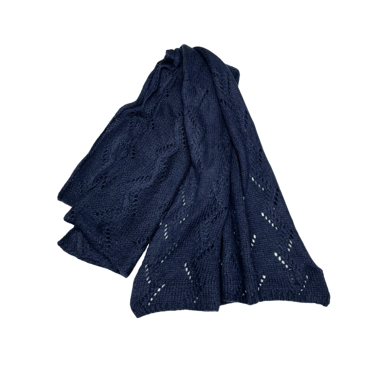 BAKKER - Echarpe bleu en laine - Taille unique