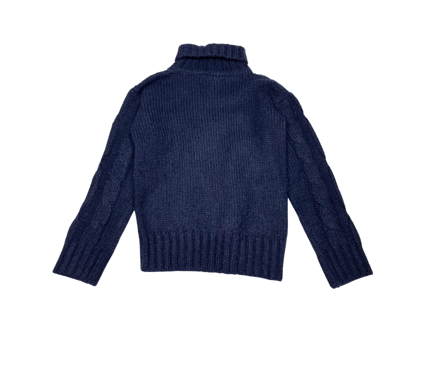 BAKKER - Pull bleu marine en laine - 8 ans