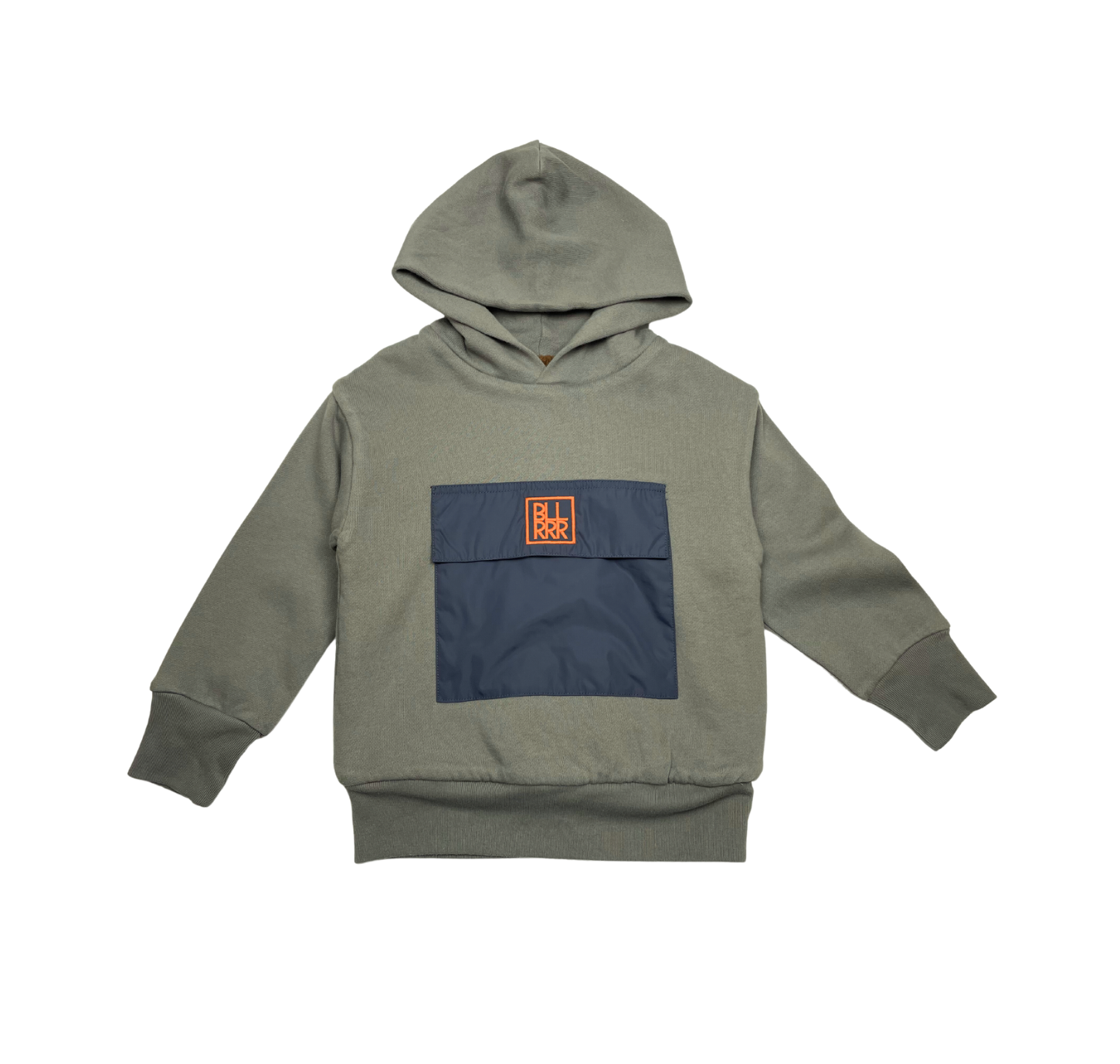 BELLEROSE - Sweat à capuche kaki - 6 ans