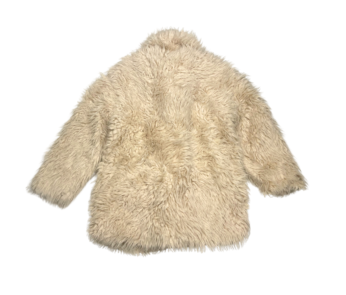 AO76 - Manteau fausse fourrure beige - 12 ans