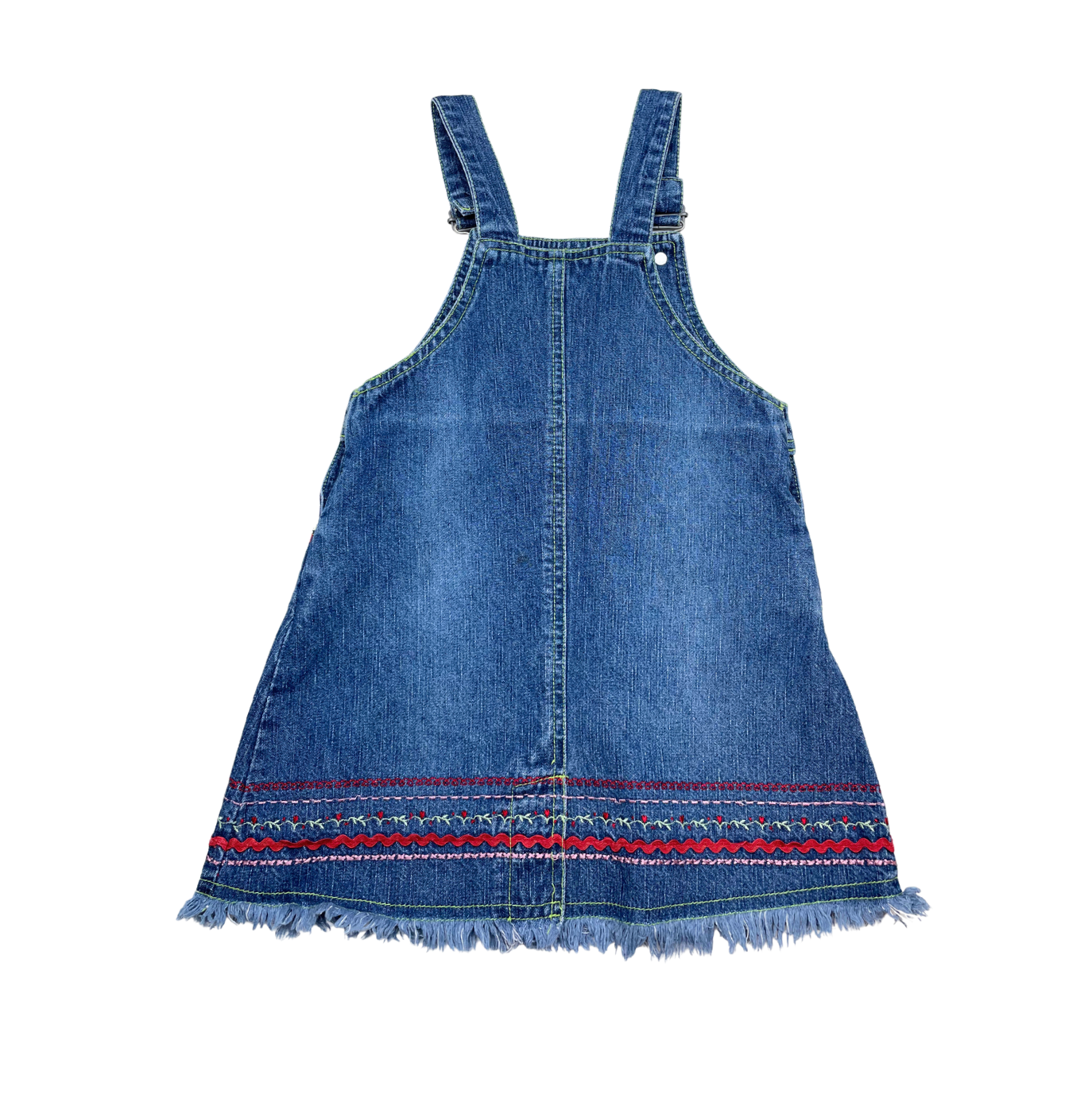 VINTAGE - Winnie the Pooh denim dungaree dress - 4 years