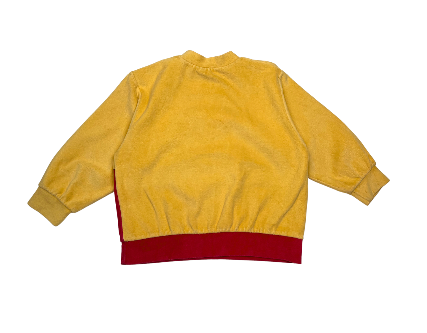 VINTAGE - Babar red and yellow velour pajamas - 3 years