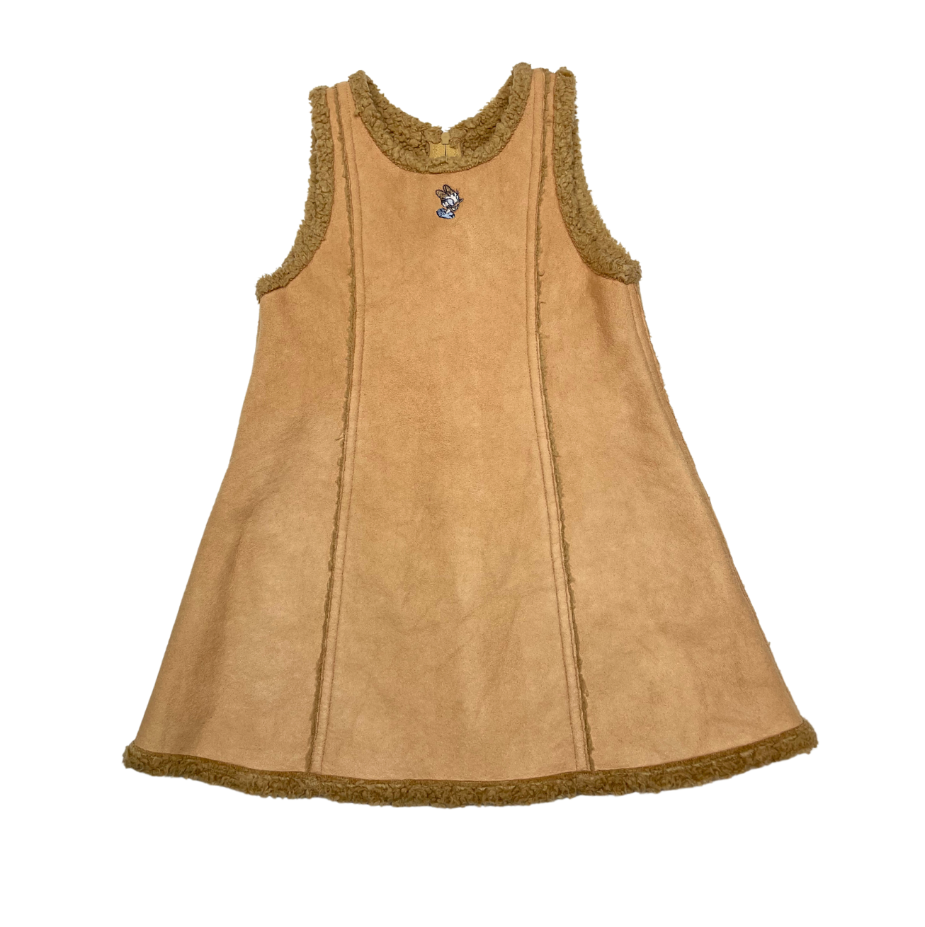 VINTAGE - Daisy suede-effect dress - 4 years