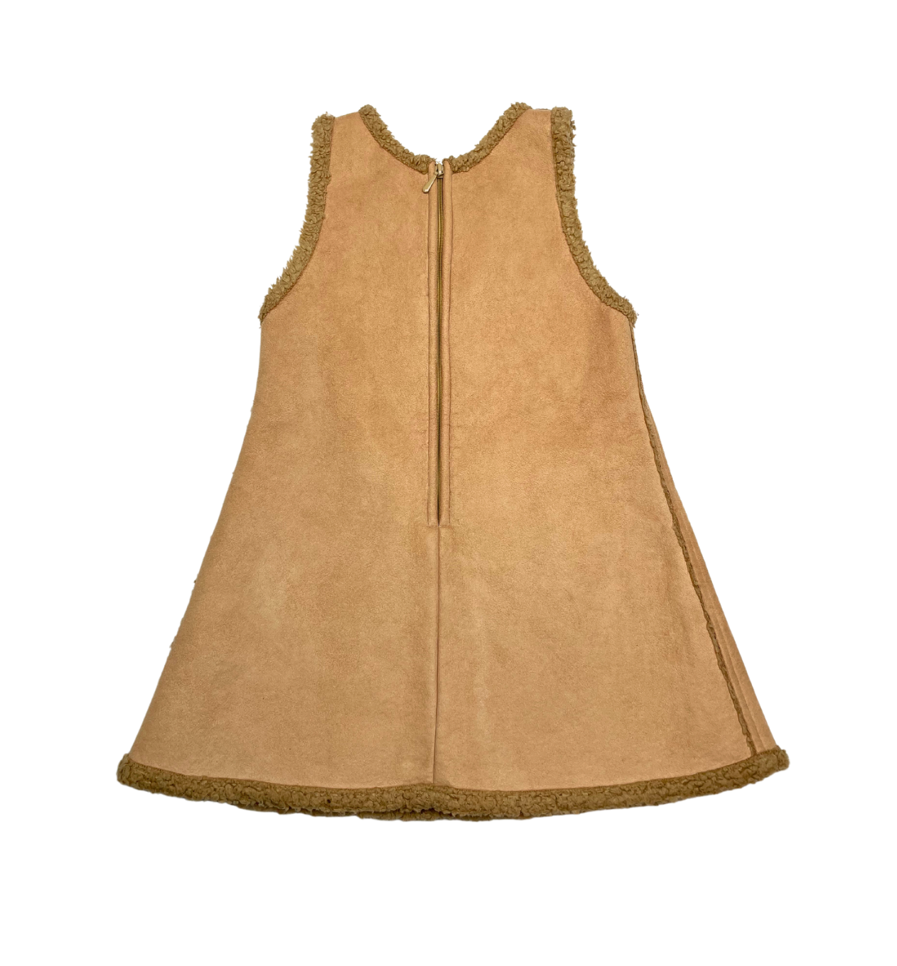 VINTAGE - Daisy suede-effect dress - 4 years