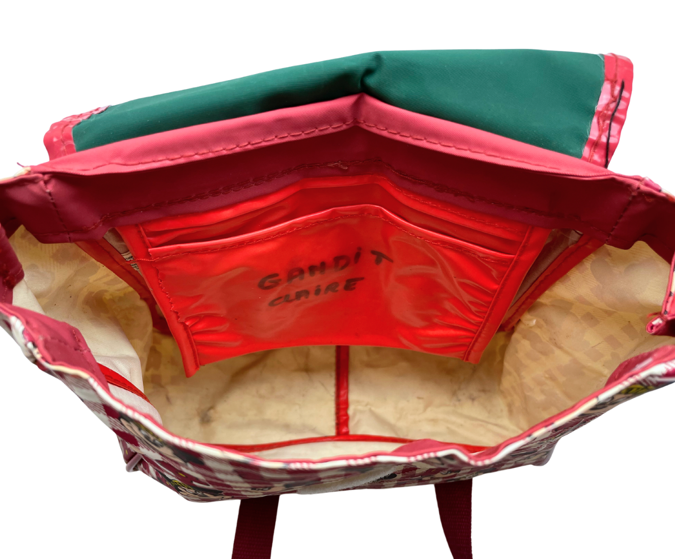 VINTAGE - Sac à dos rouge Minnie