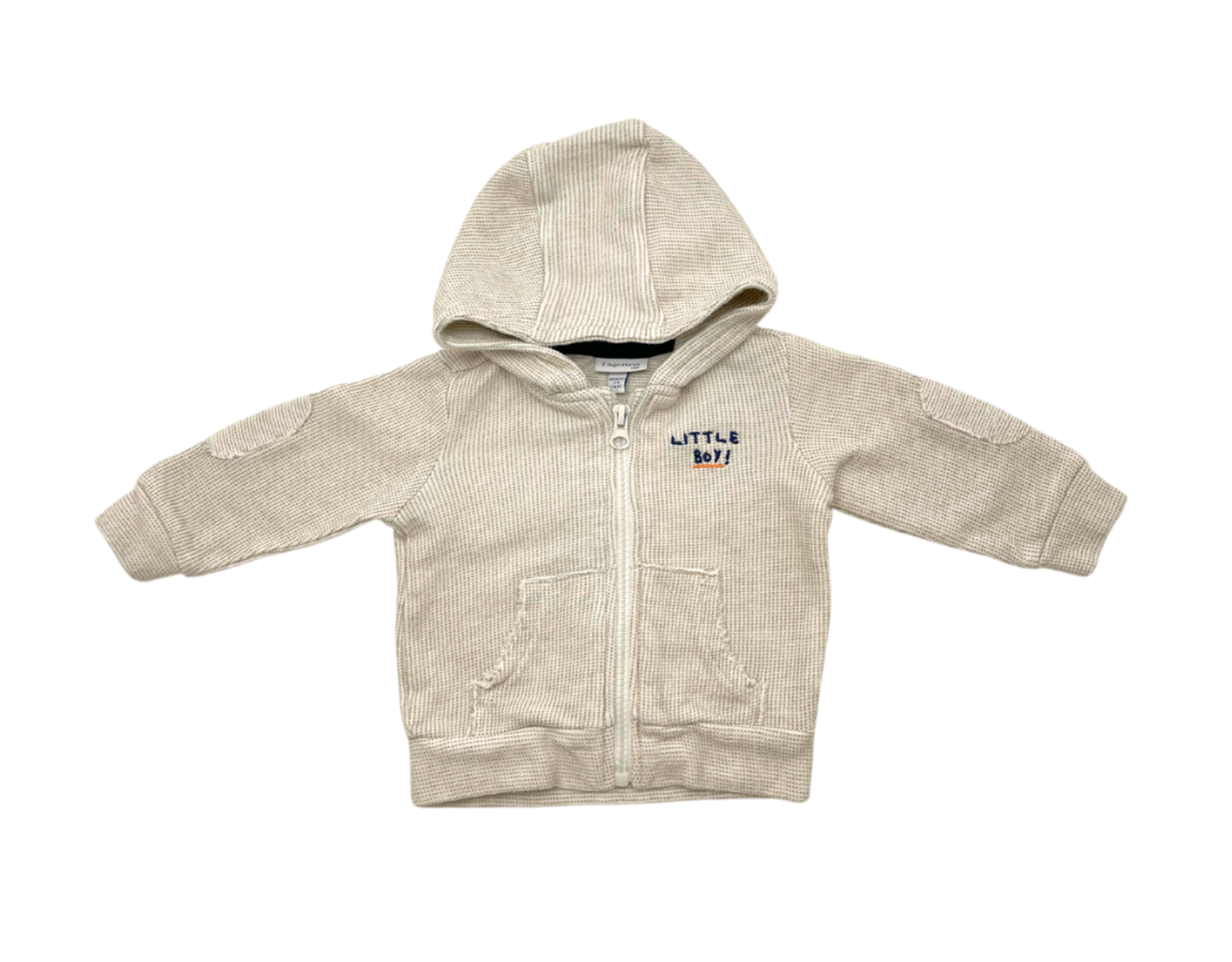 FAGOTTINO - "Little boy" hooded vest - 3/6 months