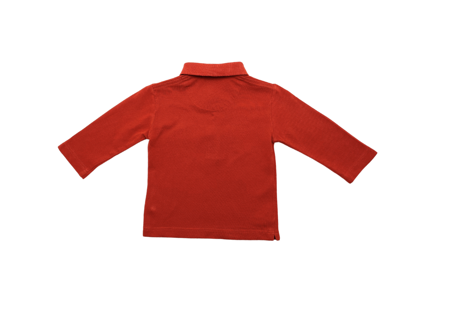 BURBERRY - Rotes Poloshirt - 9 Monate