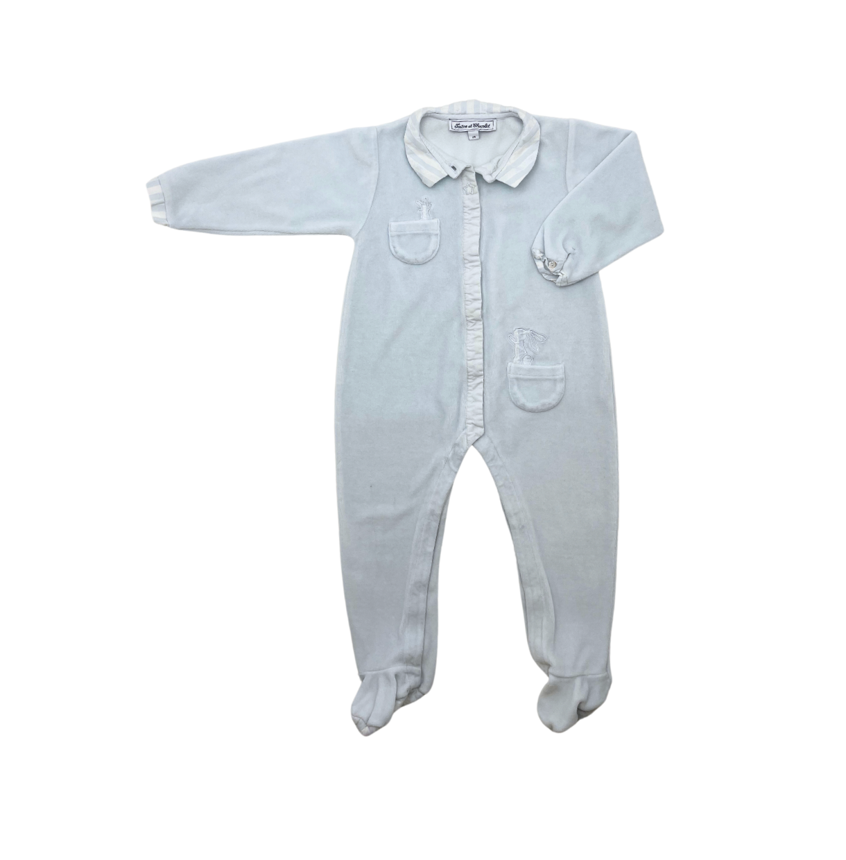 TARTINE & CHOCOLAT - Hellblauer Jumpsuit-Schlafanzug - 2 Jahre